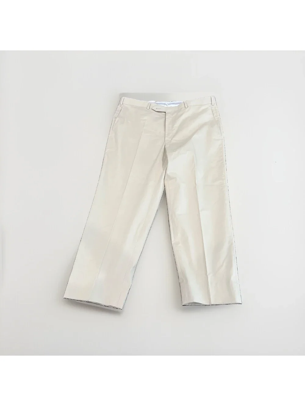 PRISTINE SAMUELSOHN MENS TAN PANTS 42x28 COTTON BLEND VGC MADE IN CANADA